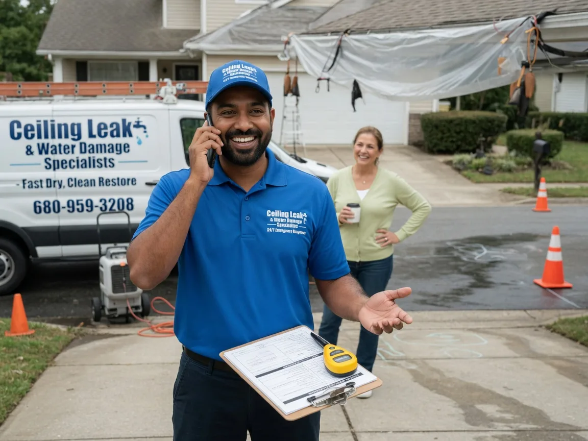 Ceiling Leak Cleanup Newton, NC FAQs